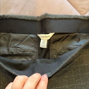 Calvin Klein Charcoal Pencil Skirt